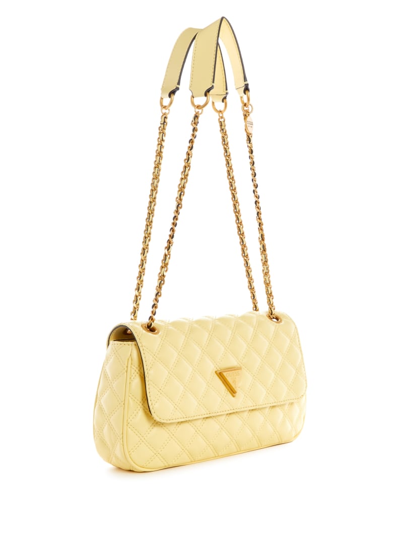 Guess Giully Quilted Convertible Crossbody - Yellow Guess Giully Quilted Convertible Crossbody - Yellow