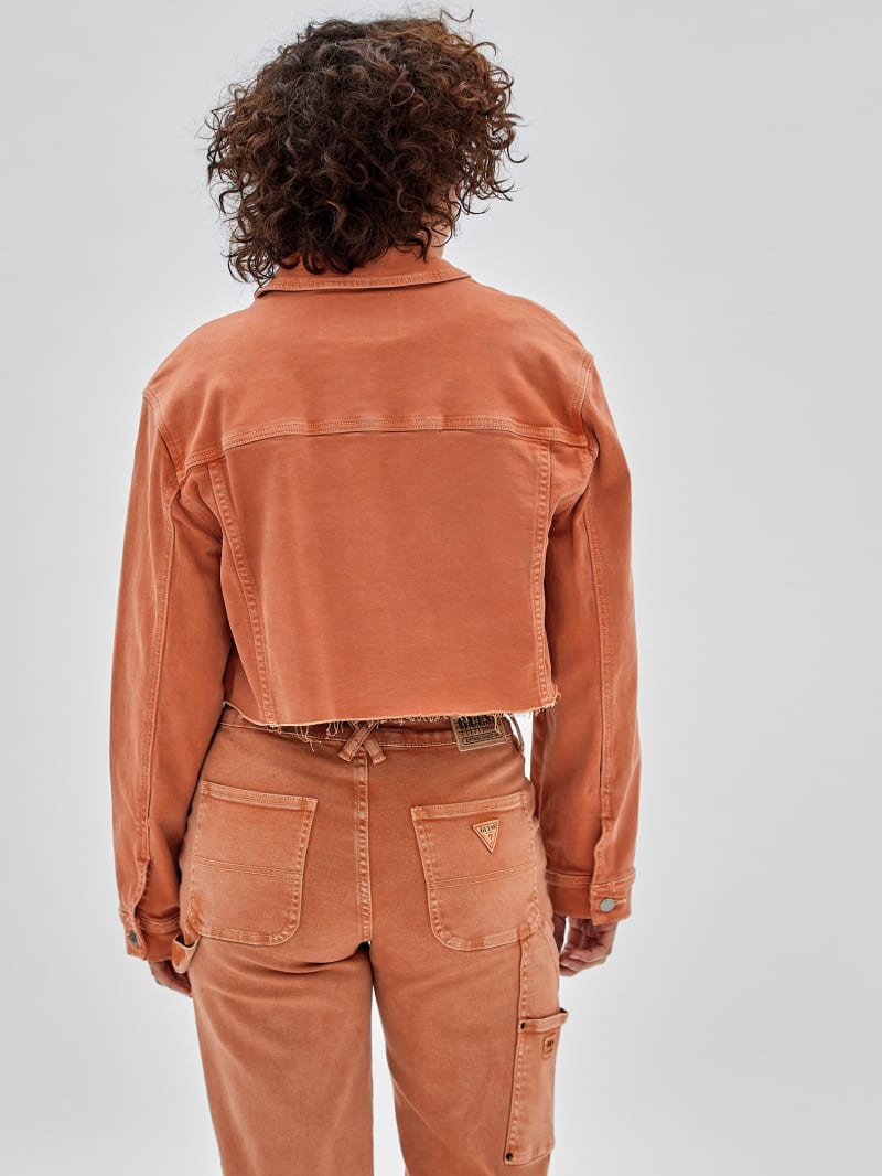 Guess GUESS Originals Denim Jacket - Real Orange Multi Guess GUESS Originals Denim Jacket - Real Orange Multi