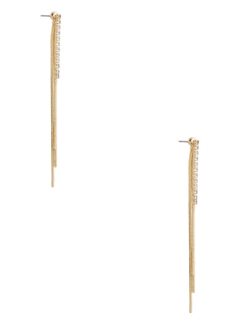 Guess Gold-Tone Threader Earrings - Gold Guess Gold-Tone Threader Earrings - Gold