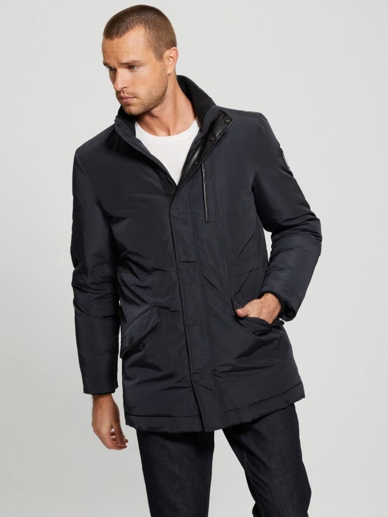 Guess Eco Real Down Parka - Bleu &eacute;L&eacute;Gant