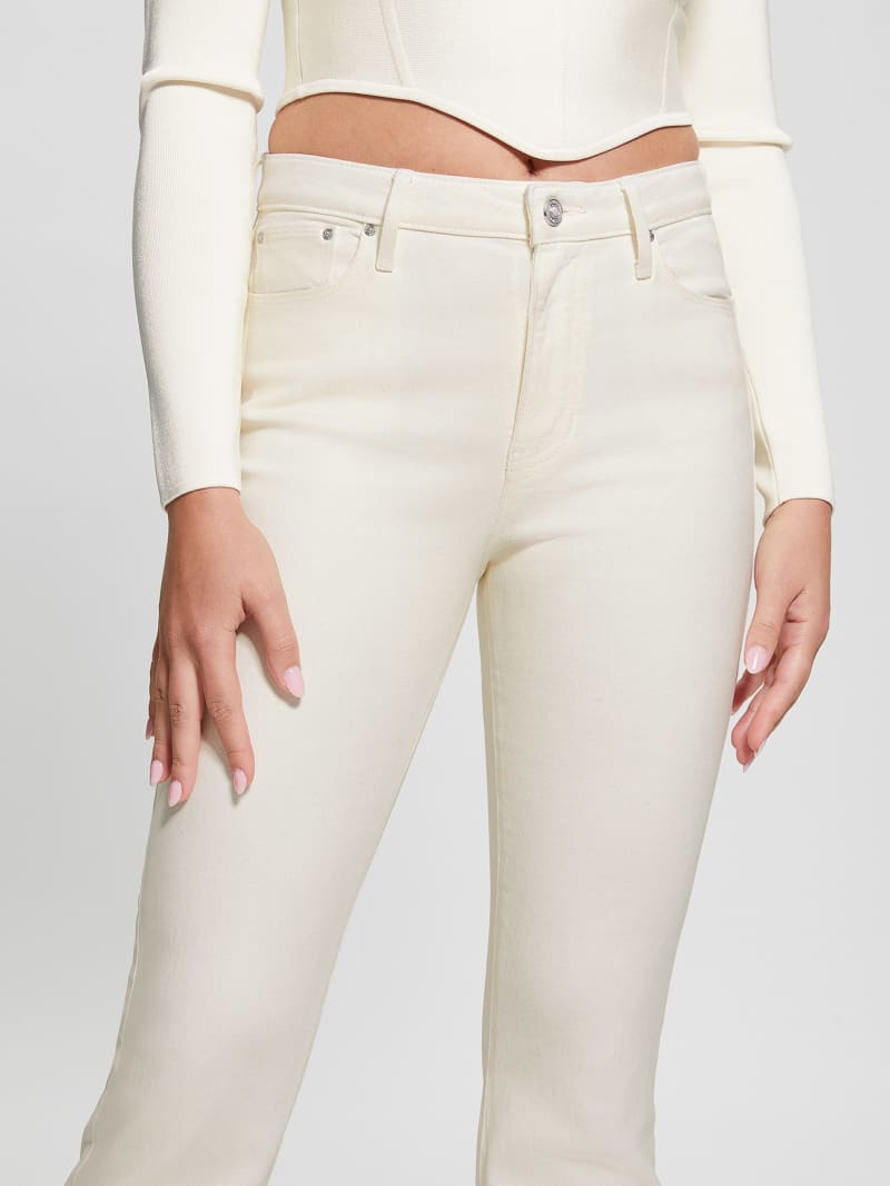 Guess Sexy Flare Jeans - Dove White Multi Guess Sexy Flare Jeans - Dove White Multi