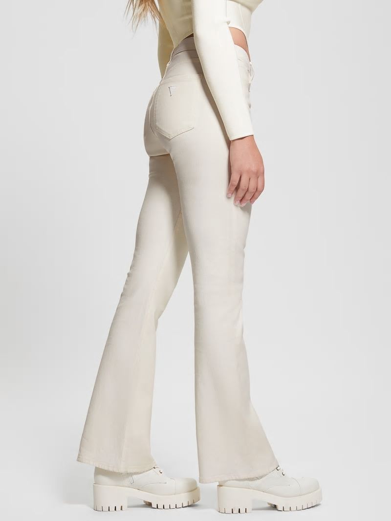 Guess Sexy Flare Jeans - Dove White Multi Guess Sexy Flare Jeans - Dove White Multi