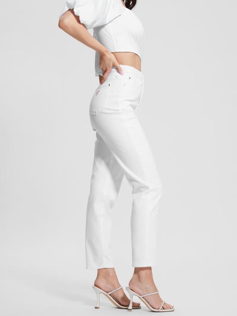 Guess Mom Jeans - Pure White Guess Mom Jeans - Pure White