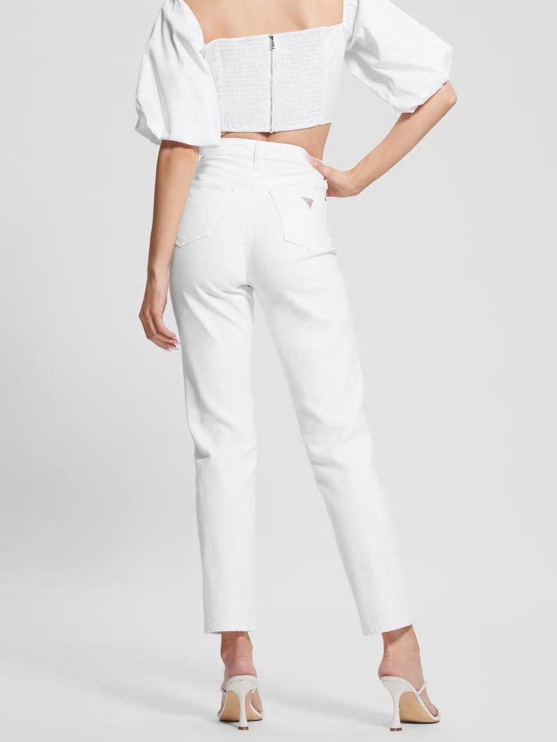 Guess Mom Jeans - Pure White Guess Mom Jeans - Pure White