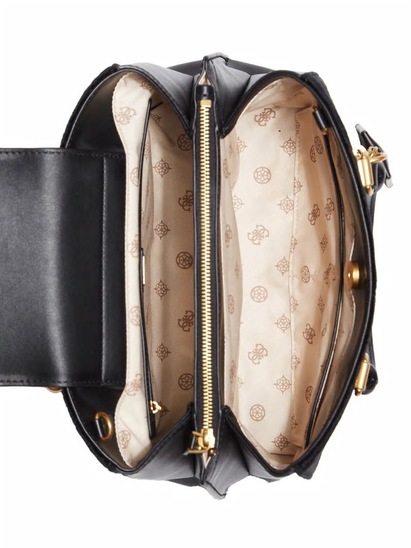 Guess Ales Girlfriend Satchel - Black