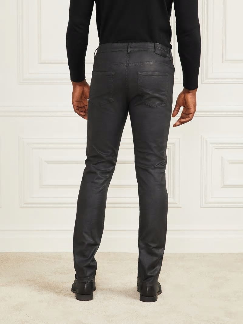 Guess Orlando Jeans - Black Leather Effect Guess Orlando Jeans - Black Leather Effect