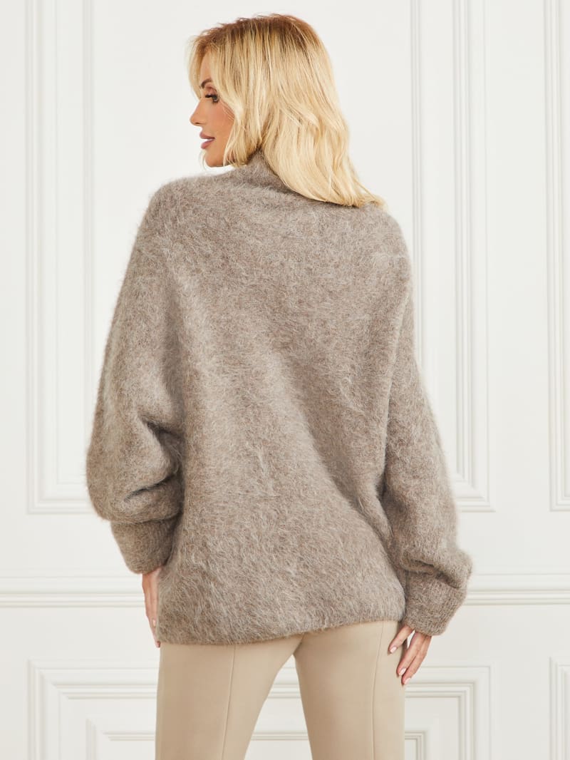 Guess Tanya Furry Sweater - Sahara Trip Multi Guess Tanya Furry Sweater - Sahara Trip Multi