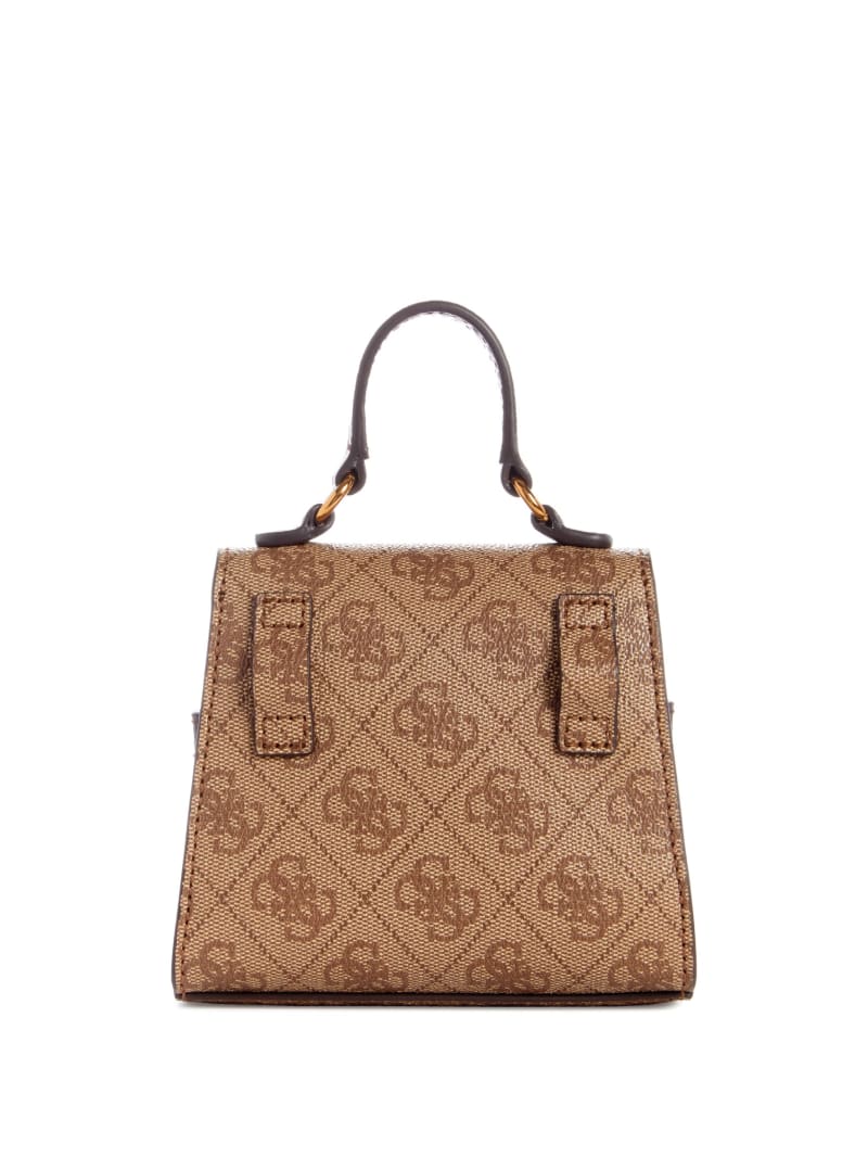 Guess Sestri Quattro G Micro Mini Satchel - Light Vintage Guess Sestri Quattro G Micro Mini Satchel - Light Vintage