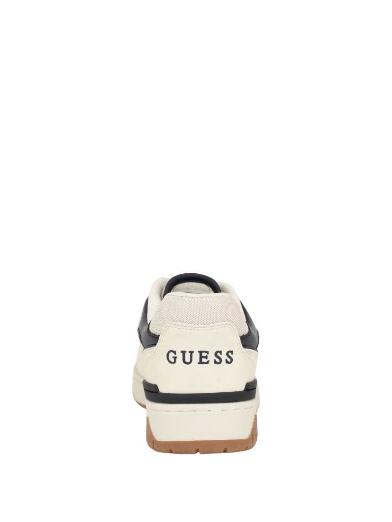 Guess Narsi Logo Sneakers - Taupe Fabric Guess Narsi Logo Sneakers - Taupe Fabric