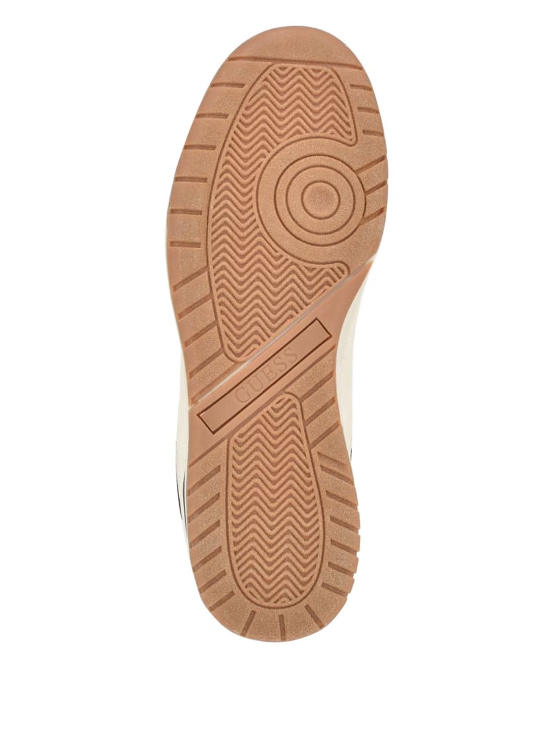 Guess Narsi Logo Sneakers - Taupe Fabric Guess Narsi Logo Sneakers - Taupe Fabric