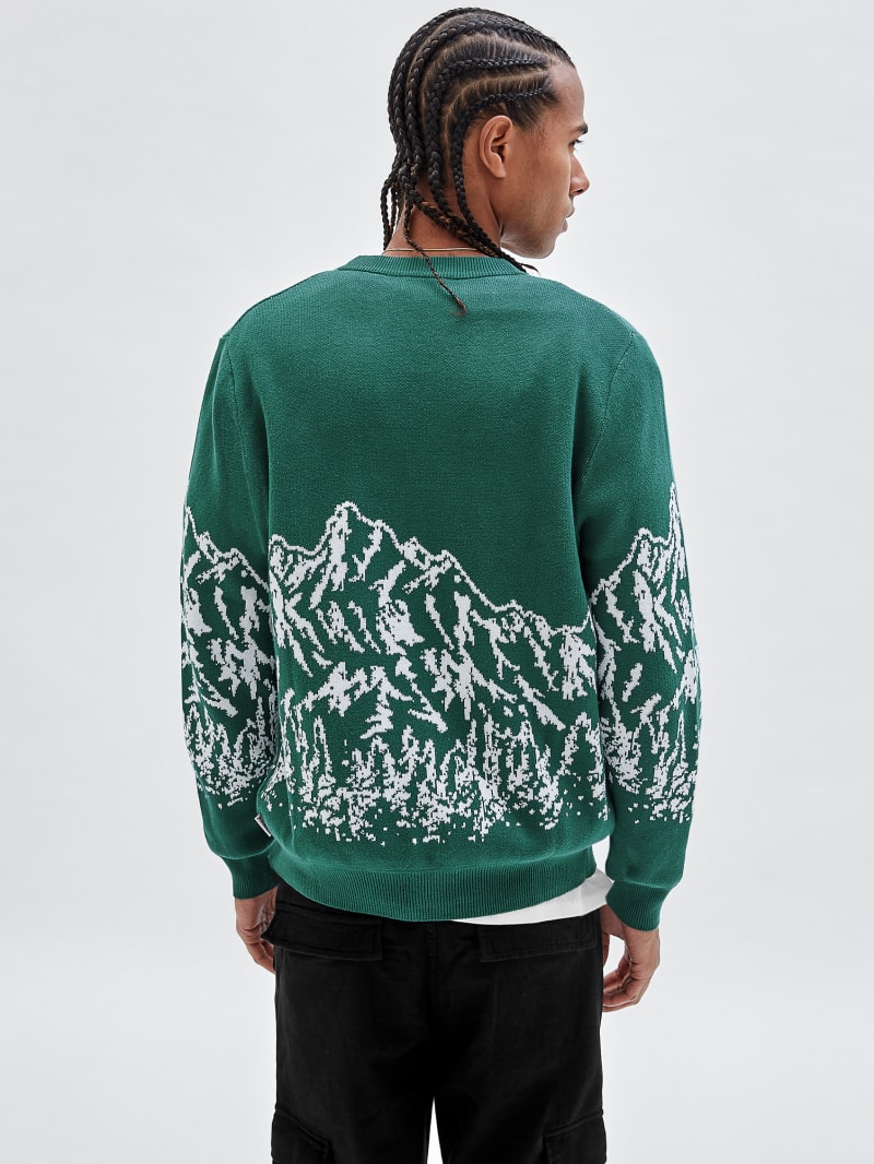 Guess GUESS Originals Mountain Cardigan - Evermore Green Guess GUESS Originals Mountain Cardigan - Evermore Green
