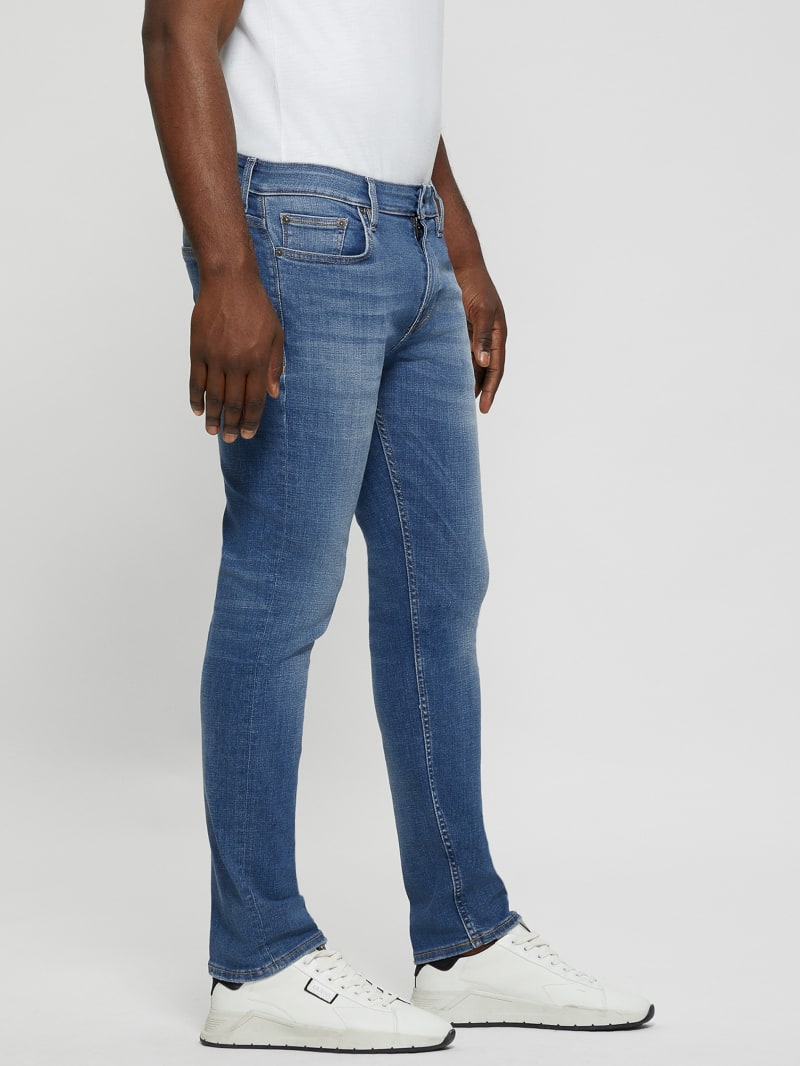 Guess Eco Low-Rise Slim Straight Jeans - Brasco Guess Eco Low-Rise Slim Straight Jeans - Brasco