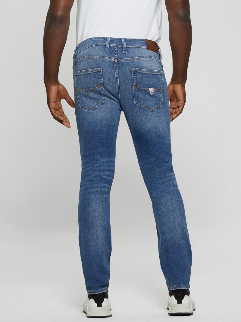 Guess Eco Low-Rise Slim Straight Jeans - Brasco Guess Eco Low-Rise Slim Straight Jeans - Brasco