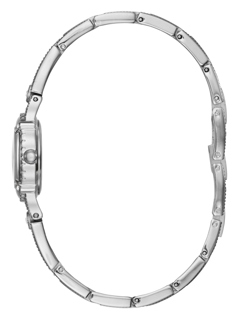 Guess Silver-Tone Petite Crystal Watch - Silver Guess Silver-Tone Petite Crystal Watch - Silver