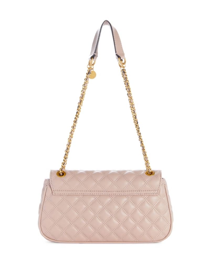 Guess Giully Quilted Convertible Crossbody - Rosewood Guess Giully Quilted Convertible Crossbody - Rosewood