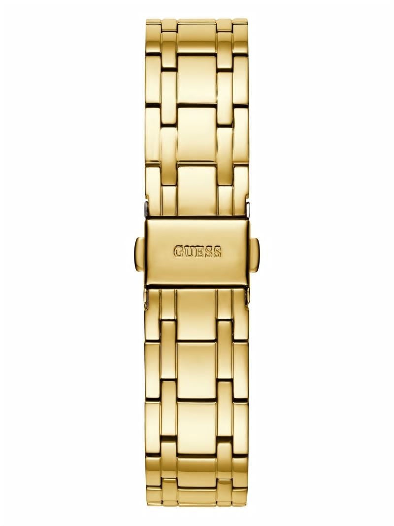 Guess Gold-Tone Champagne Analog Watch - Gold Guess Gold-Tone Champagne Analog Watch - Gold