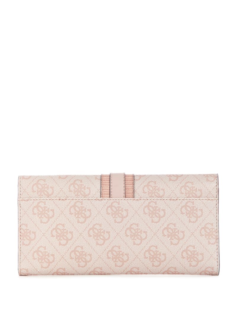 Guess Ginevra Logo Clutch Wallet - Blush Logo Guess Ginevra Logo Clutch Wallet - Blush Logo