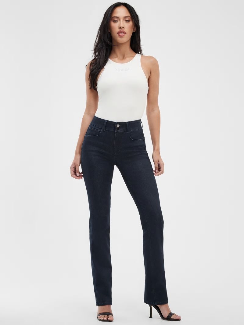 Guess Dyed Shape Up High-Rise Straight Jeans - Warm Moon Guess Dyed Shape Up High-Rise Straight Jeans - Warm Moon