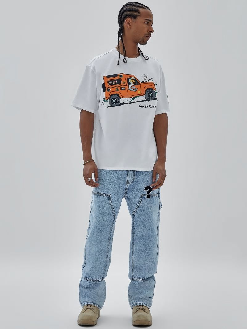 Guess GUESS Originals x Market Rover Tee - Pure White Guess GUESS Originals x Market Rover Tee - Pure White