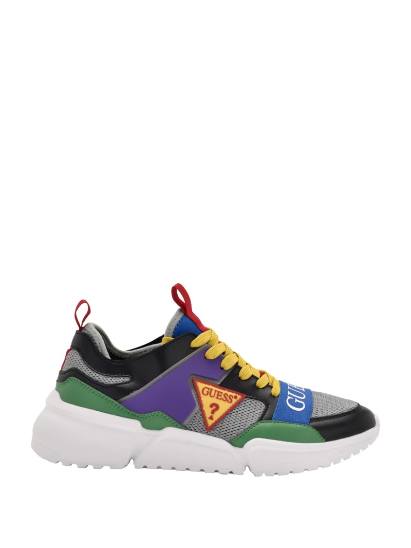 Guess Skillz Multi-Color Sneakers - Medium Grey Guess Skillz Multi-Color Sneakers - Medium Grey