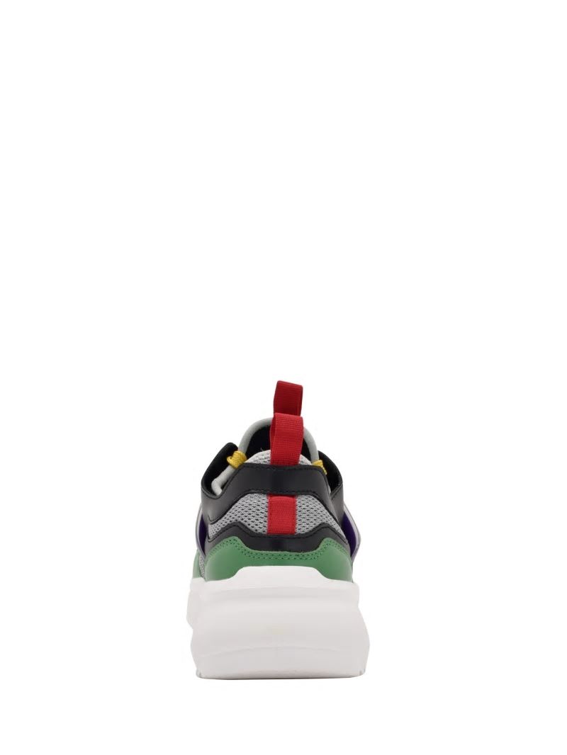 Guess Skillz Multi-Color Sneakers - Medium Grey Guess Skillz Multi-Color Sneakers - Medium Grey