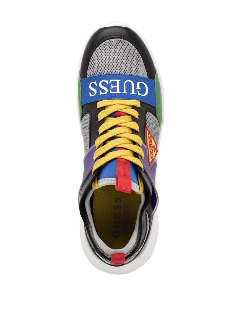 Guess Skillz Multi-Color Sneakers - Medium Grey Guess Skillz Multi-Color Sneakers - Medium Grey