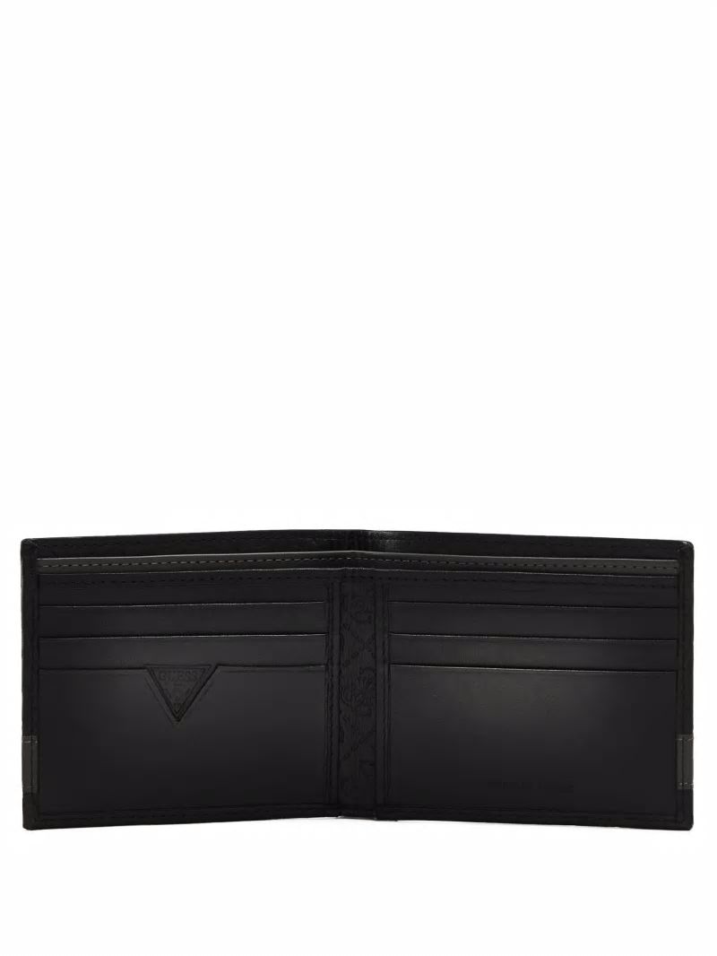 Guess Mesa Double Billfold - Black/Grey Guess Mesa Double Billfold - Black/Grey