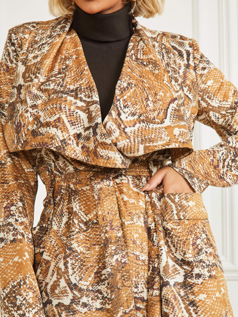 Guess Hudson Snakeskin Printed Cover-Up - Secret Skin Print Guess Hudson Snakeskin Printed Cover-Up - Secret Skin Print