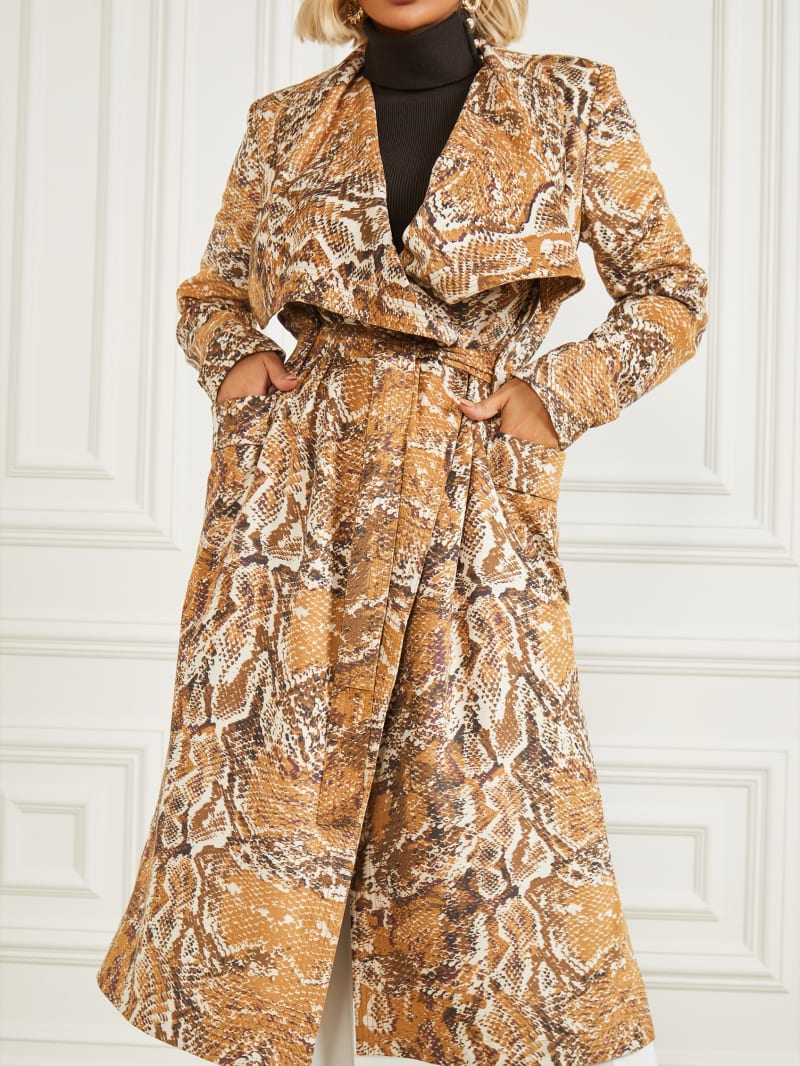 Guess Hudson Snakeskin Printed Cover-Up - Secret Skin Print Guess Hudson Snakeskin Printed Cover-Up - Secret Skin Print