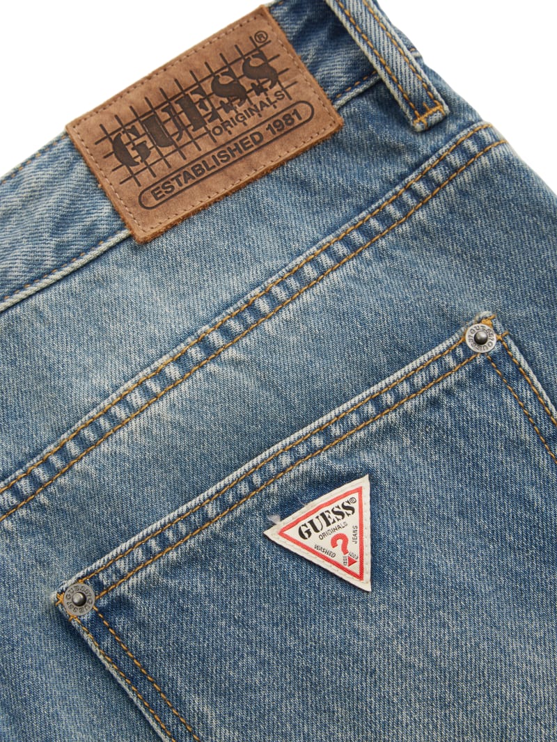 Guess GUESS Originals Kit Straight Jeans - Go Leo Lt Wash Guess GUESS Originals Kit Straight Jeans - Go Leo Lt Wash