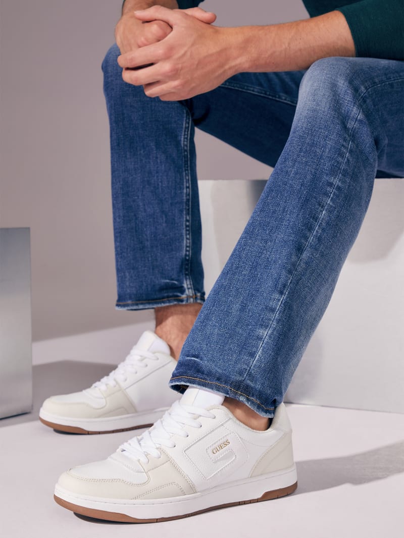 Guess Tinobal G Low-Top Sneakers - Light Grey Guess Tinobal G Low-Top Sneakers - Light Grey