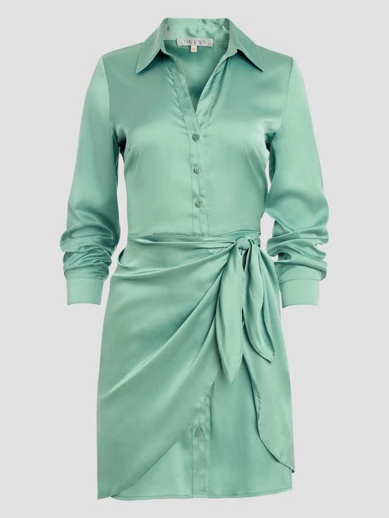 Guess Eco Alya Dress - Vital Green Guess Eco Alya Dress - Vital Green
