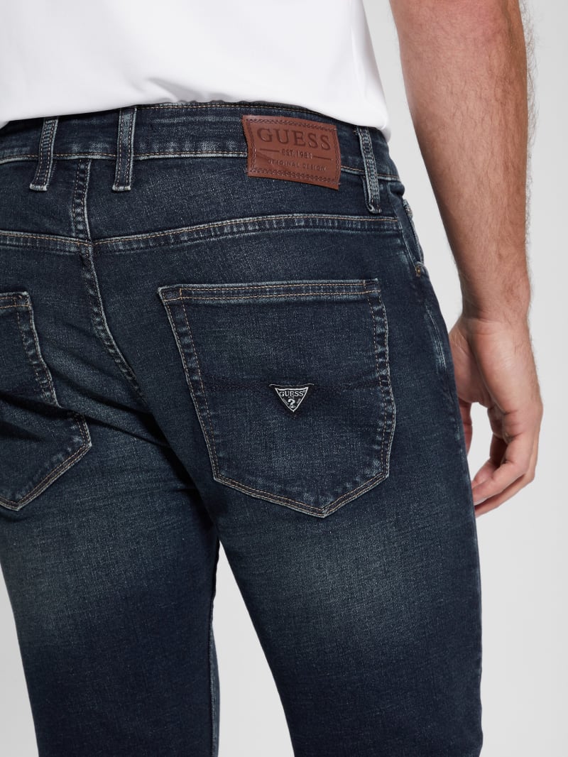 Guess Eco Dark Slim Tapered Denim Jeans - Palisades 2 Guess Eco Dark Slim Tapered Denim Jeans - Palisades 2
