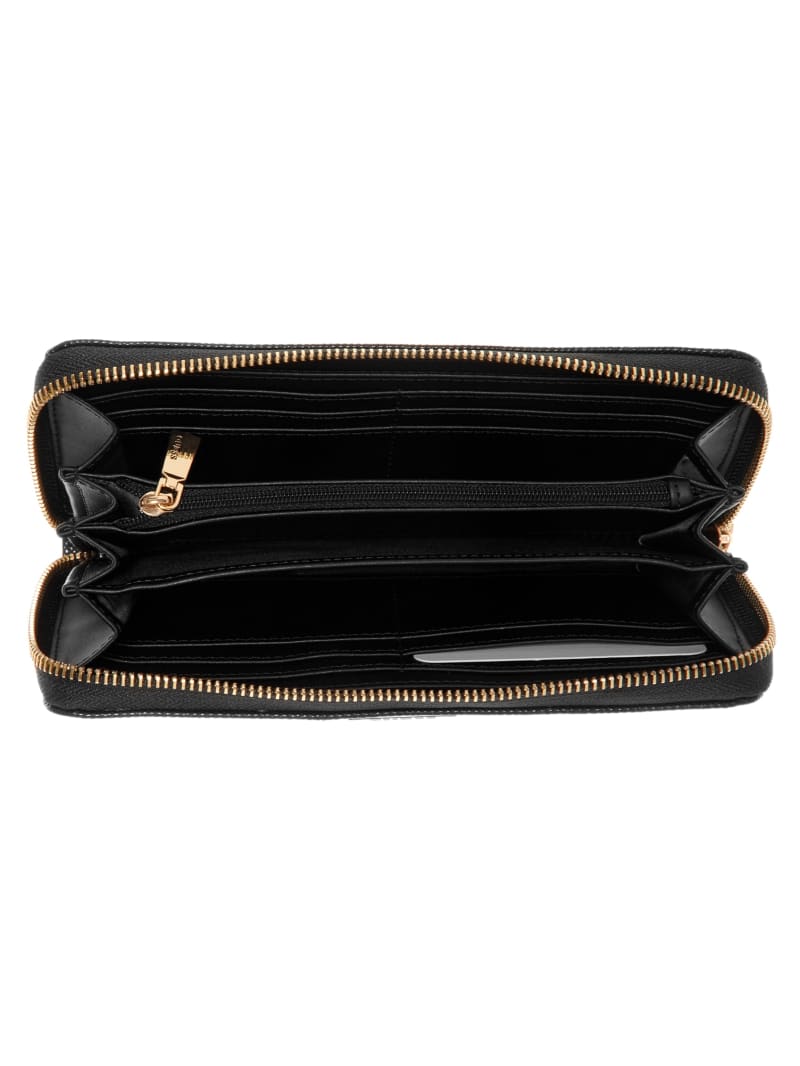 Guess Laurel Large Zip-Around Wallet - Cloud Wash Guess Laurel Large Zip-Around Wallet - Cloud Wash