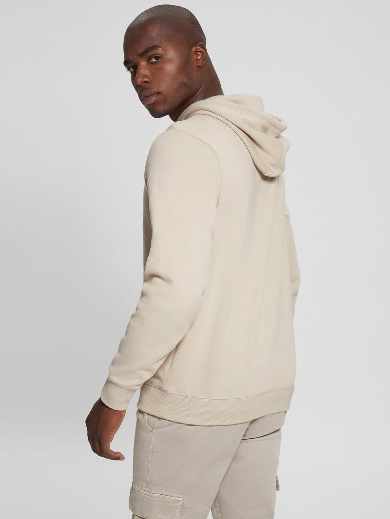 Guess Eco Roy Logo Hoodie - Nomad Guess Eco Roy Logo Hoodie - Nomad