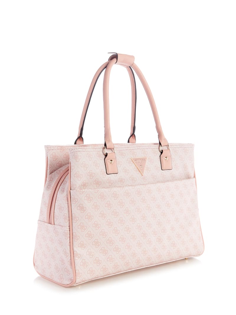 Guess Jesco Quattro G Shopper Tote - Rose Pink Guess Jesco Quattro G Shopper Tote - Rose Pink