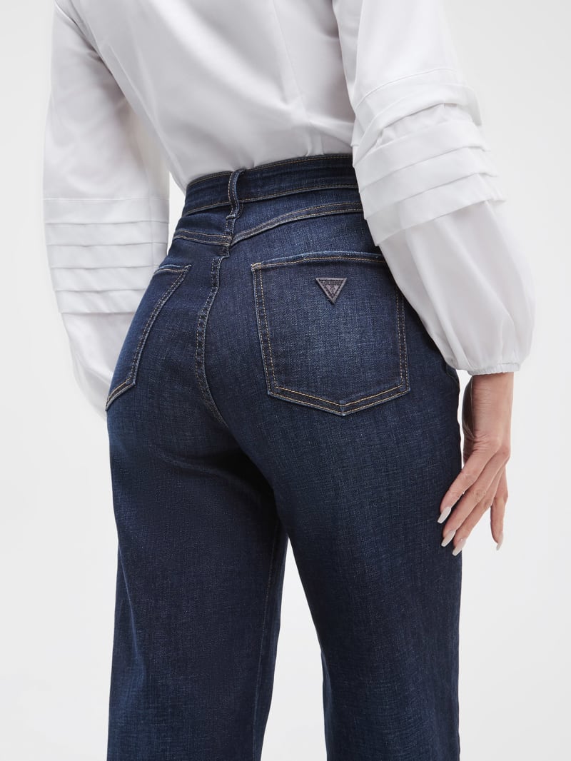 Guess Eco High-Rise Wide Leg Jeans - Calypso Blue Guess Eco High-Rise Wide Leg Jeans - Calypso Blue