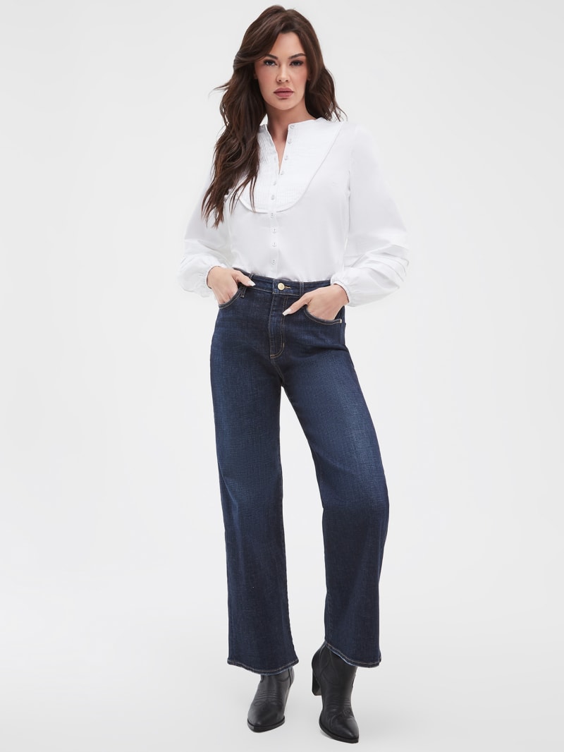 Guess Eco High-Rise Wide Leg Jeans - Calypso Blue Guess Eco High-Rise Wide Leg Jeans - Calypso Blue