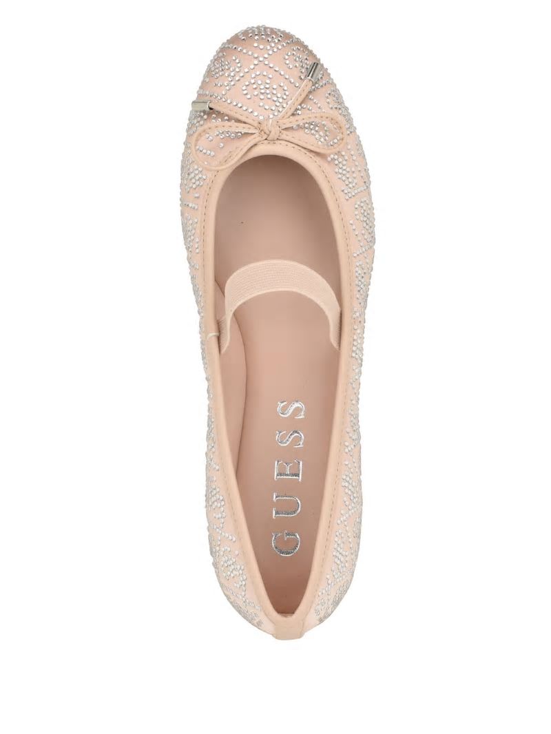 Guess Kairo Single-Strap Ballet Flats - Light Natural 110 Guess Kairo Single-Strap Ballet Flats - Light Natural 110