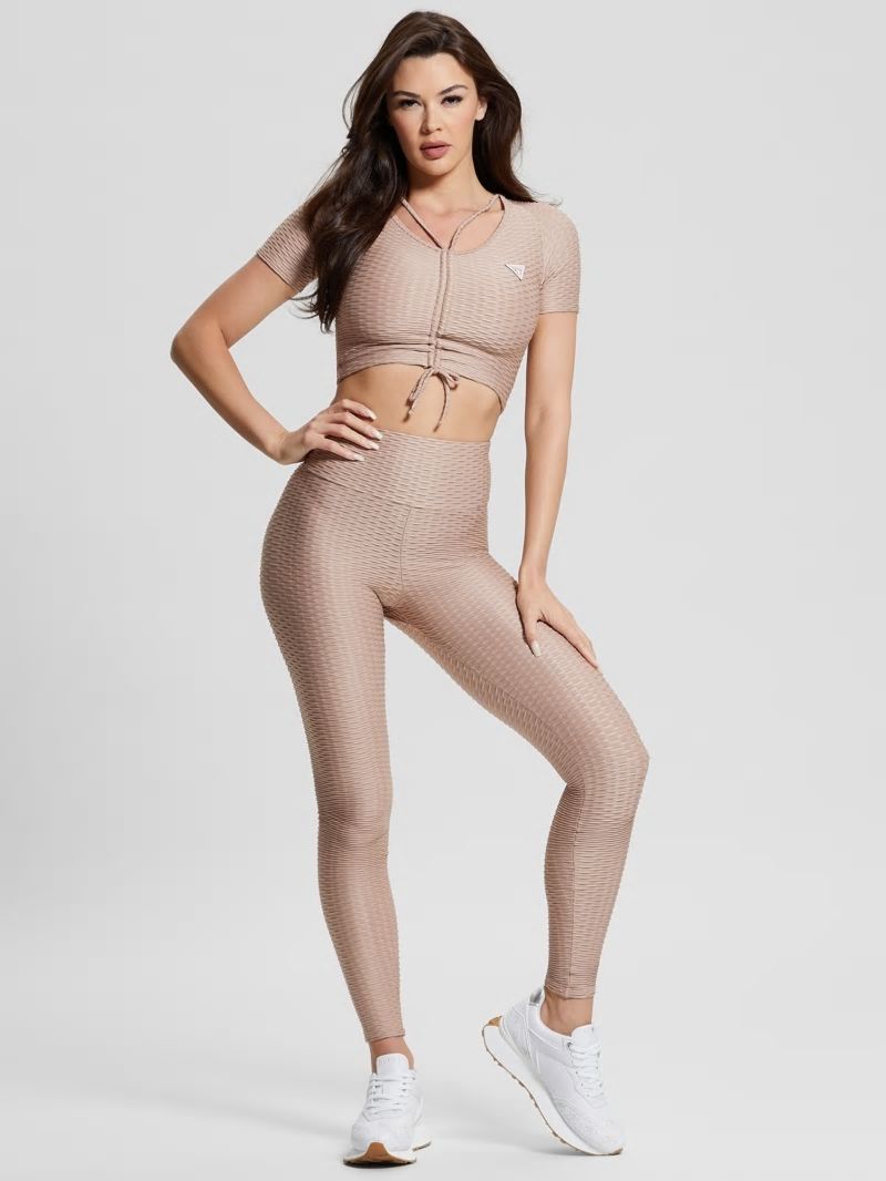 Guess Eco Delma Active Leggings - Gentle Mink Guess Eco Delma Active Leggings - Gentle Mink