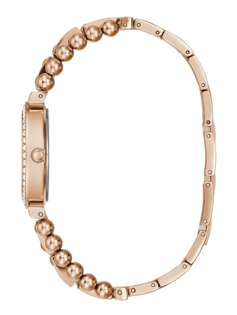 Guess Rose Gold-Tone and Rhinestone Analog Watch - Rose Gold Guess Rose Gold-Tone and Rhinestone Analog Watch - Rose Gold