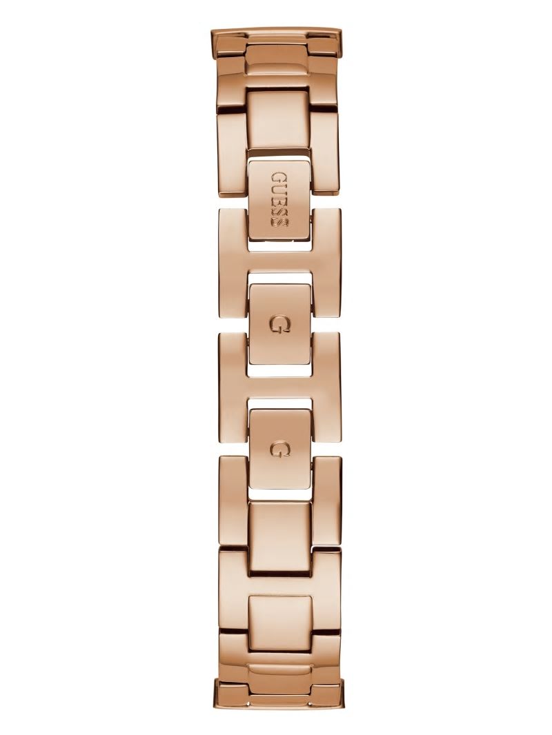 Guess Rose Gold-Tone and Rhinestone Analog Watch - Rose Gold Guess Rose Gold-Tone and Rhinestone Analog Watch - Rose Gold
