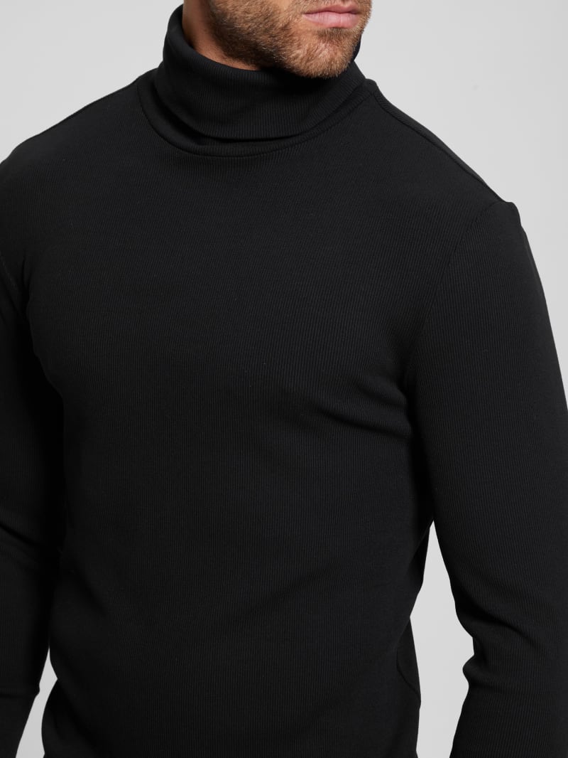 Guess Mateo Turtleneck Tee - Black Guess Mateo Turtleneck Tee - Black