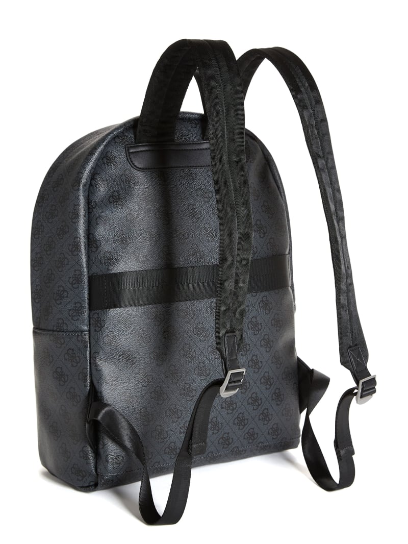 Guess Vezzola Smart Compact Backpack - Black Floral Print Guess Vezzola Smart Compact Backpack - Black Floral Print