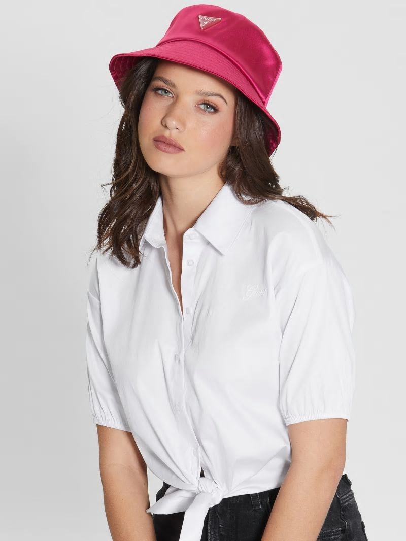 Guess Satin Bucket Hat - Light/Pastel Purple Guess Satin Bucket Hat - Light/Pastel Purple