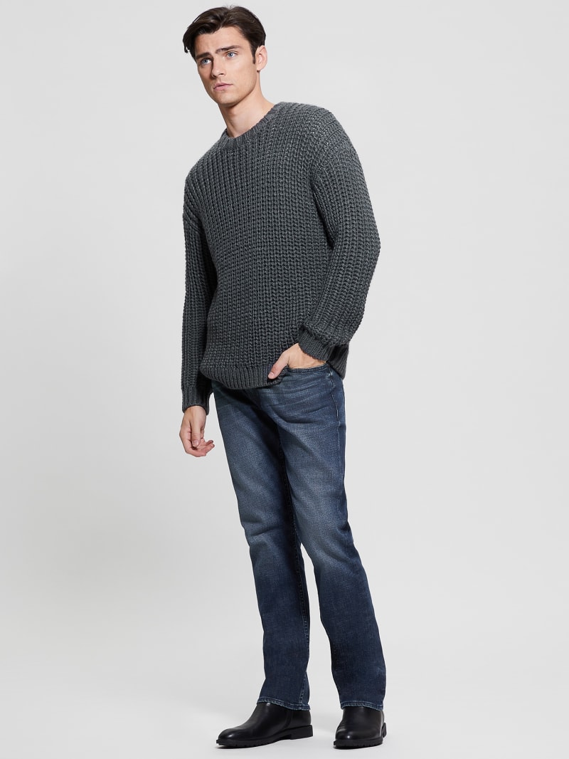 Guess Eco Wool-Blend Grayson Sweater - Coldwater Blue Multi Guess Eco Wool-Blend Grayson Sweater - Coldwater Blue Multi