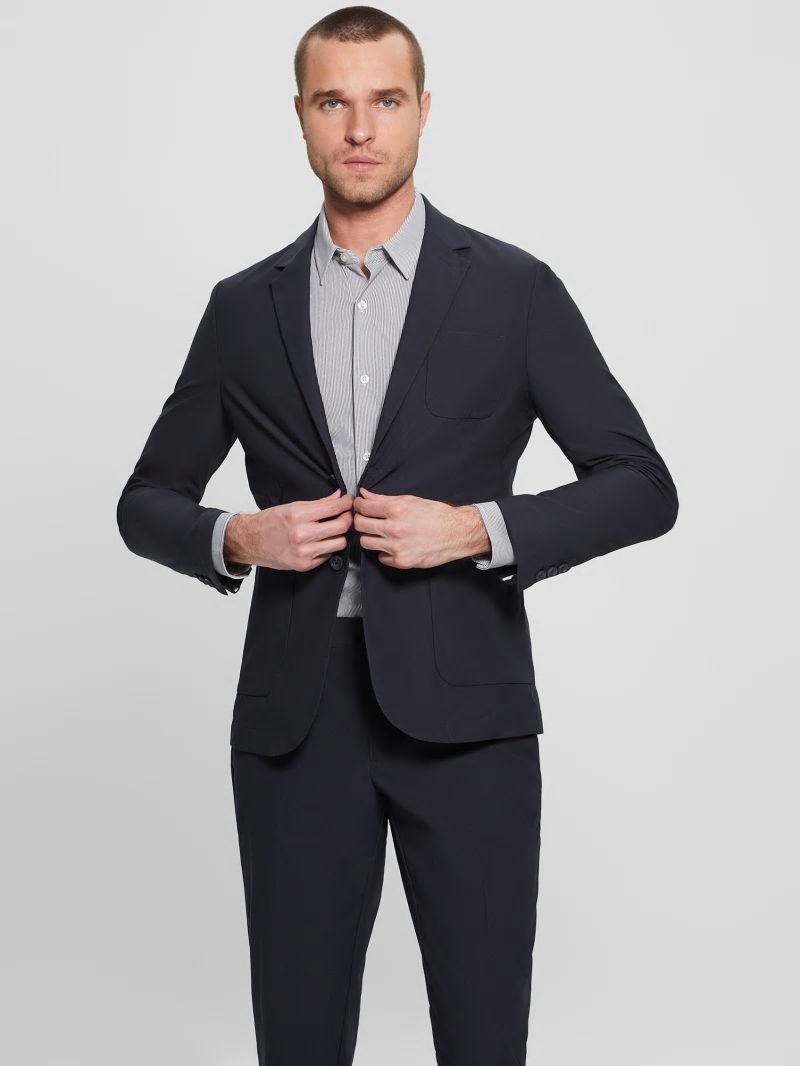 Guess Myron Tech-Stretch Blazer - Bleu &eacute;L&eacute;Gant