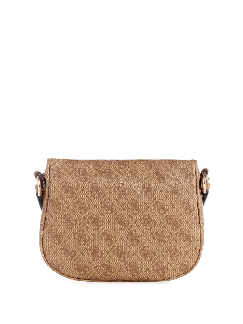 Guess Power Play Quattro G Mini Sling Bag - Latte Logo Guess Power Play Quattro G Mini Sling Bag - Latte Logo