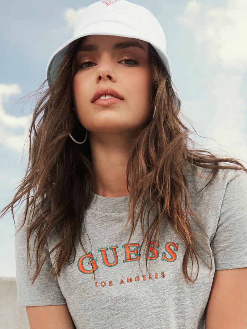 Guess Logo Bucket Hat - White Guess Logo Bucket Hat - White