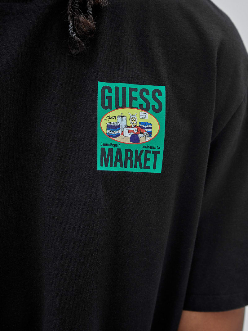 Guess GUESS Originals x Market Shop Tee - Black Guess GUESS Originals x Market Shop Tee - Black
